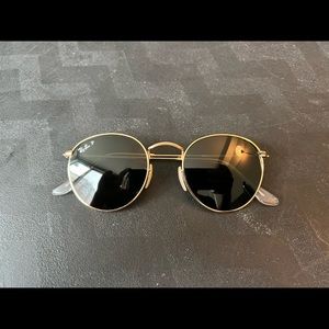 Ray ban Polarized round metal sunglasses (unisex)